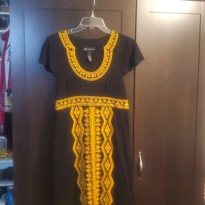 I-N-C Bohemian style size medium black dress